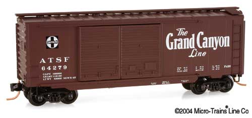 AT&SF - Box, Standard - Micro-Trains 23290